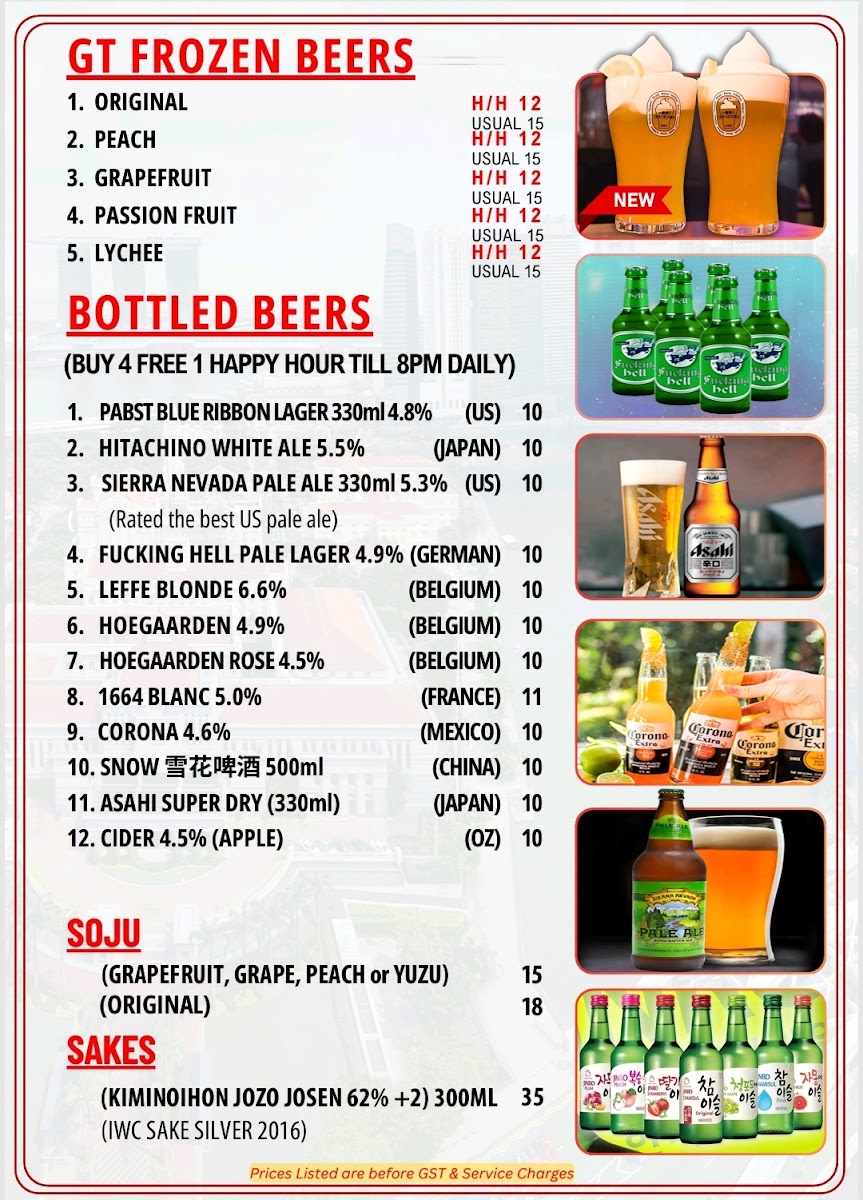 Menu George Town Tze Char And Craft Beer-2