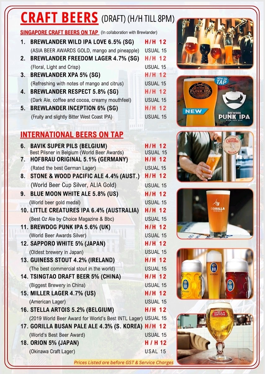 Menu George Town Tze Char And Craft Beer-5