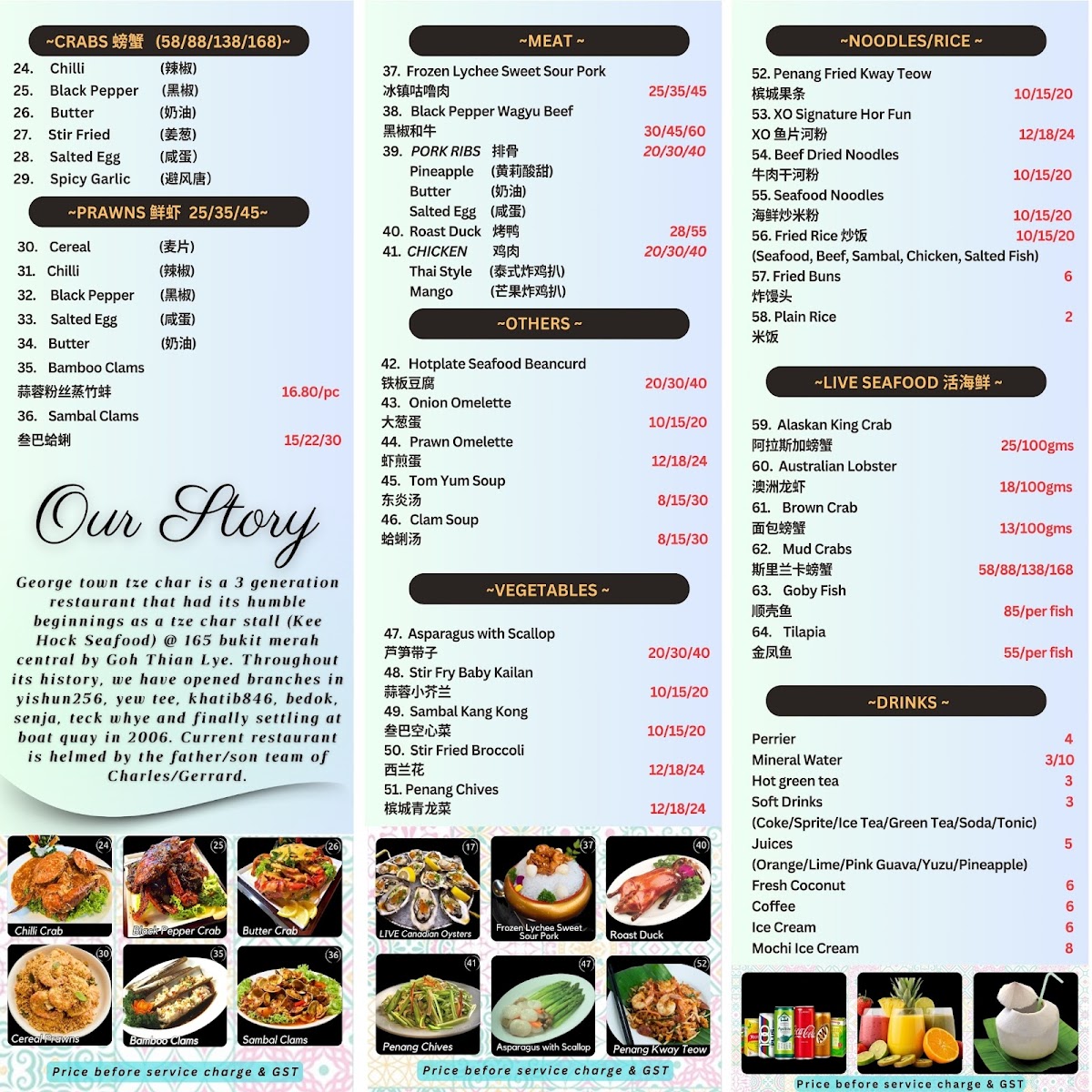 Menu George Town Tze Char And Craft Beer-6